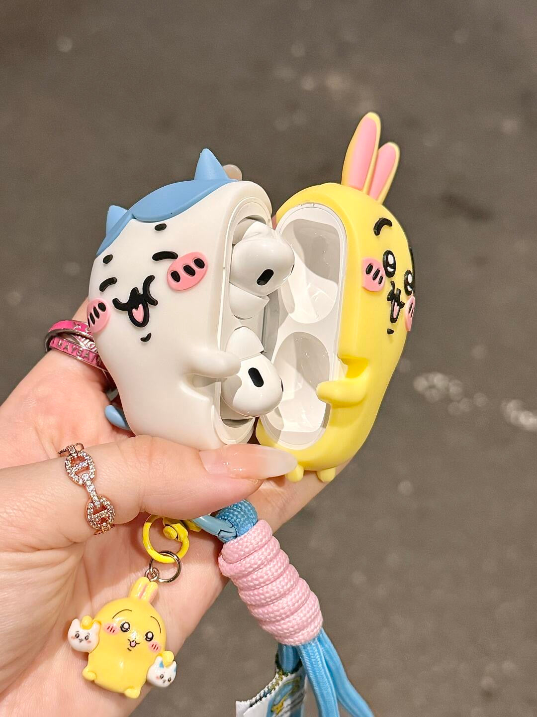 Cute AirPods 4/3/2/1/Pro Case - Silicone Soft Cover Cool Airpods Cases