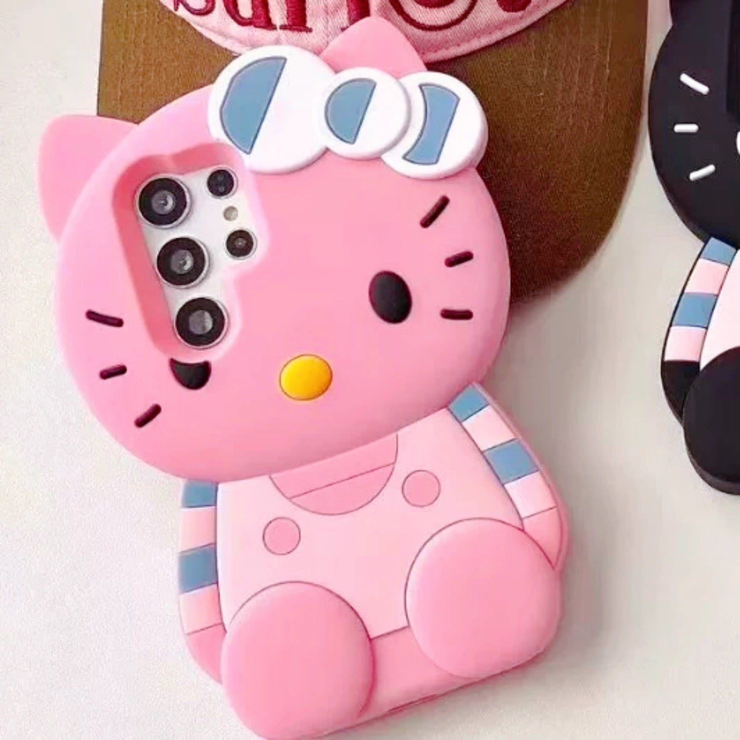 Adorable Hellokitty Soft Silicone Phone Case - Cute Cartoon Protective Cover for Samsung Galaxy S22 S23 S24 S25 Ultra Plus A14 A15 A16 A24 A25 A26 A34 A35 A36 A54 A55 A56