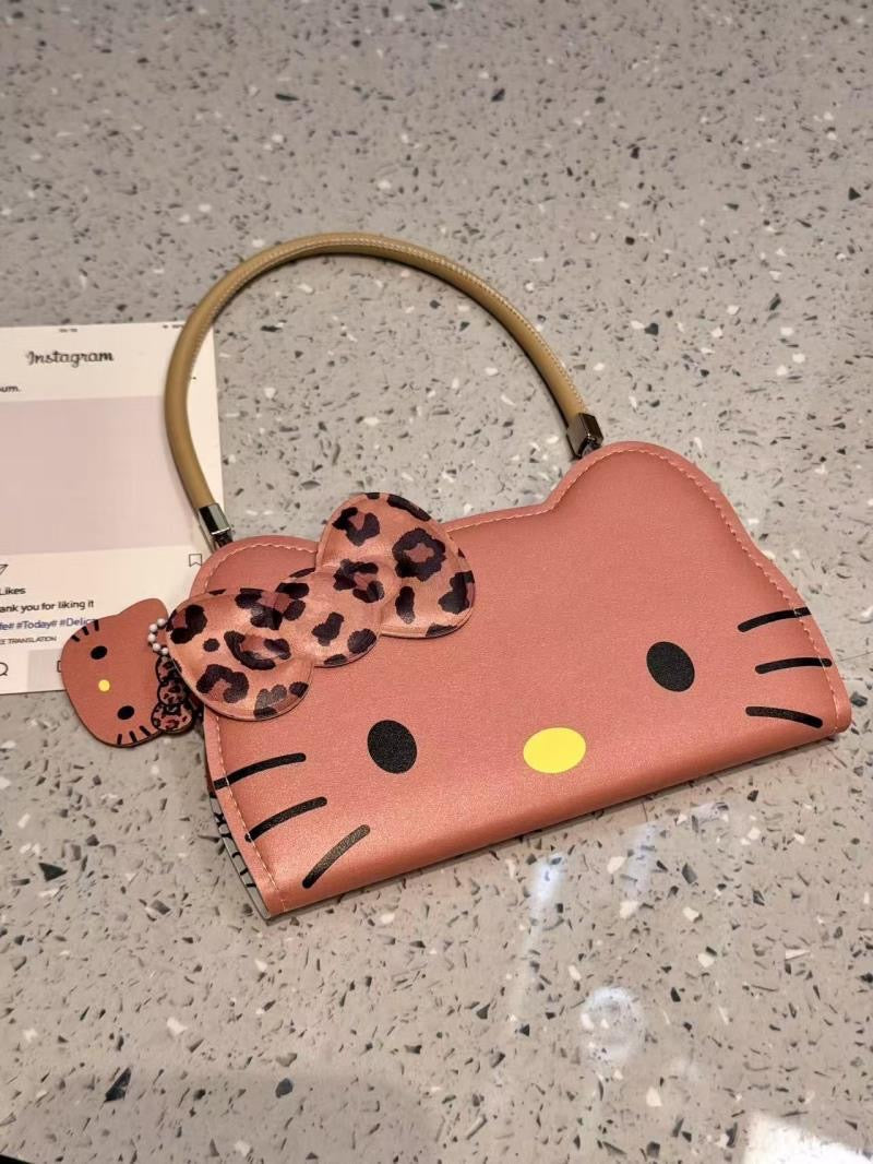Cute Hellokitty Big Face Flip Phone Cases for iPhone and Huawei