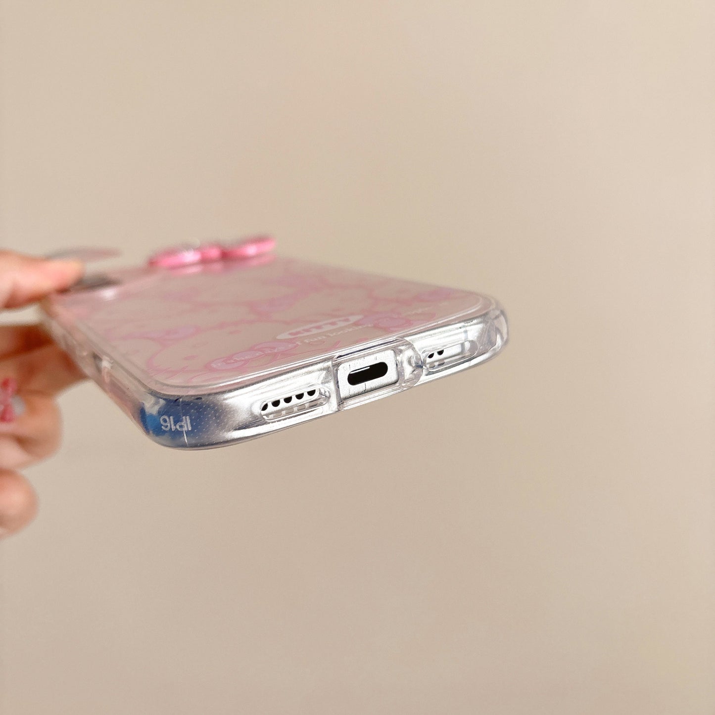 3D Bowknot Hellokitty iPhone Silicone Case - Cute Korean Style Full-Body Protective Soft Cover for Women
