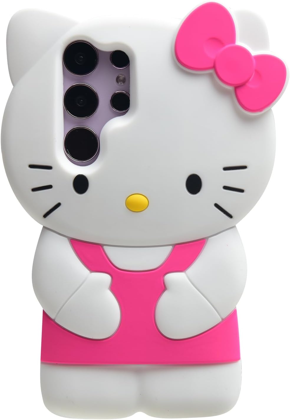 3D Cute Hellokitty Silicone Phone Case for iPhone and Samsung Kawaii Soft Stylish Protection