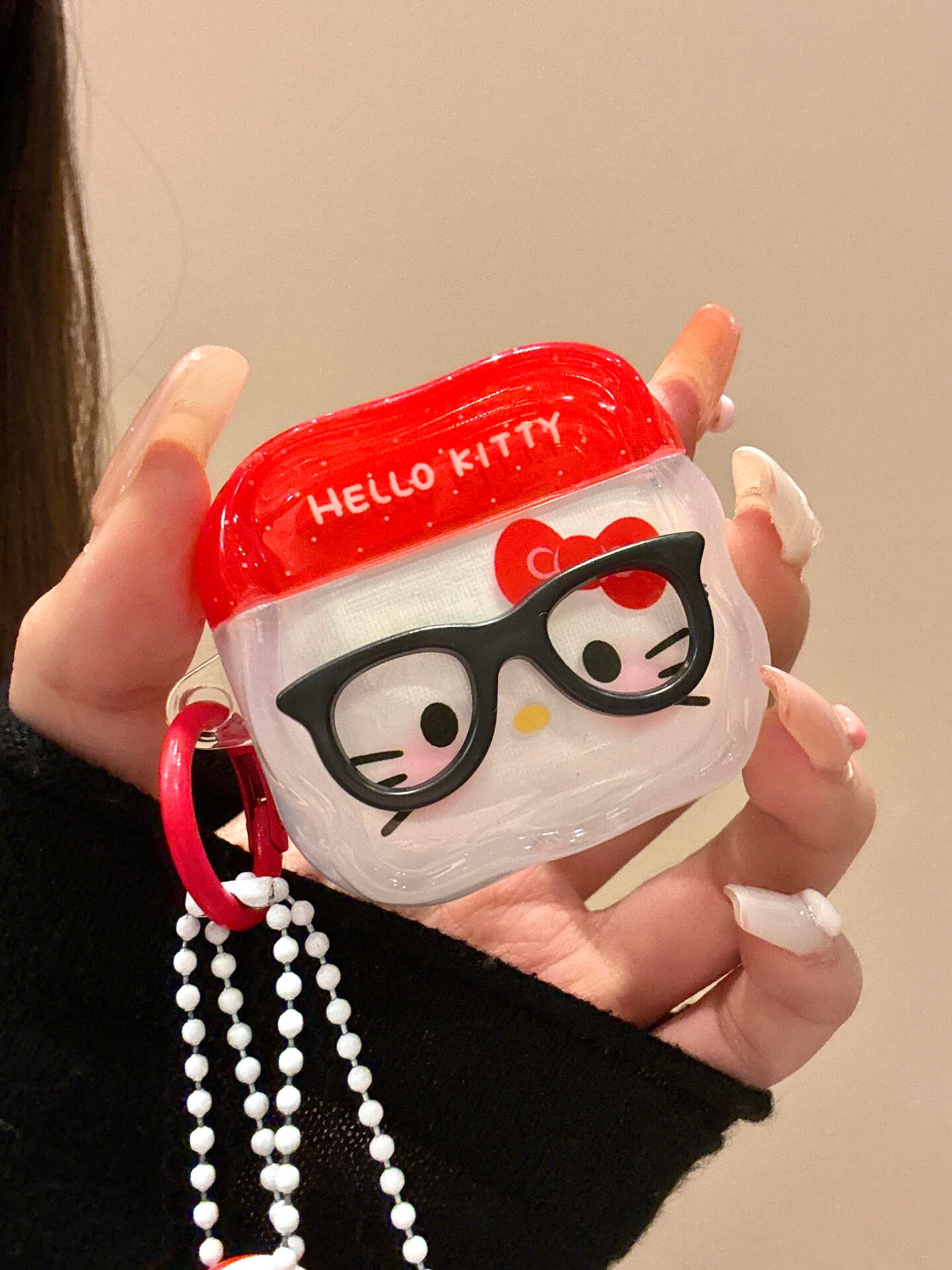 Cute Hellokitty Airpods 4/3/2/1/Pro Case, Kawaii Kitty Cat 3D Cartoon Animals Full Protection Shockproof Soft Silicone Charging Case Cover for Girls Women Kids
