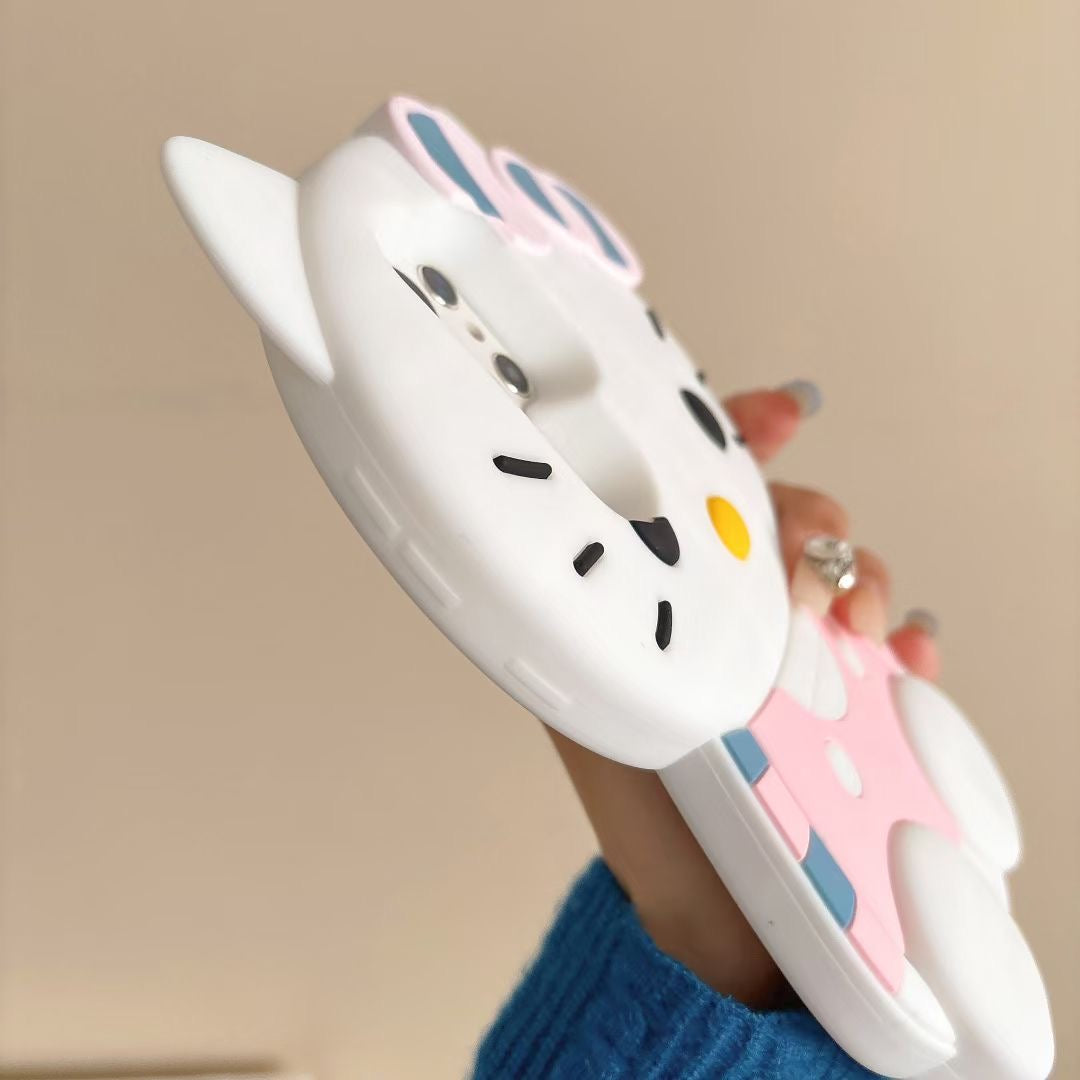 Adorable Hellokitty Soft Silicone Phone Case - Cute Cartoon Protective Cover for Samsung Galaxy S22 S23 S24 S25 Ultra Plus A14 A15 A16 A24 A25 A26 A34 A35 A36 A54 A55 A56
