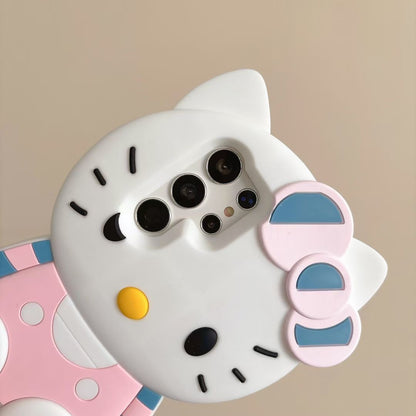 Adorable Hellokitty Soft Silicone Phone Case - Cute Cartoon Protective Cover for Samsung Galaxy S22 S23 S24 S25 Ultra Plus A14 A15 A16 A24 A25 A26 A34 A35 A36 A54 A55 A56